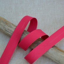 Plain bias tape 20 mm - Raspberry 73